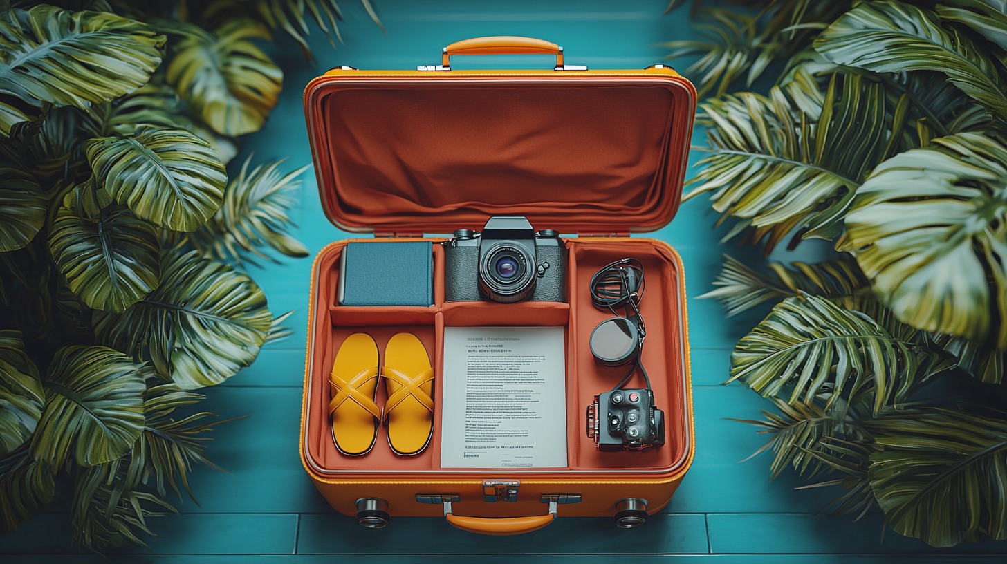 Suitcase for travel